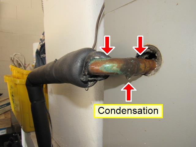 8.0 (3) Suction line at the interior unit is missing insulation in one or more areas.