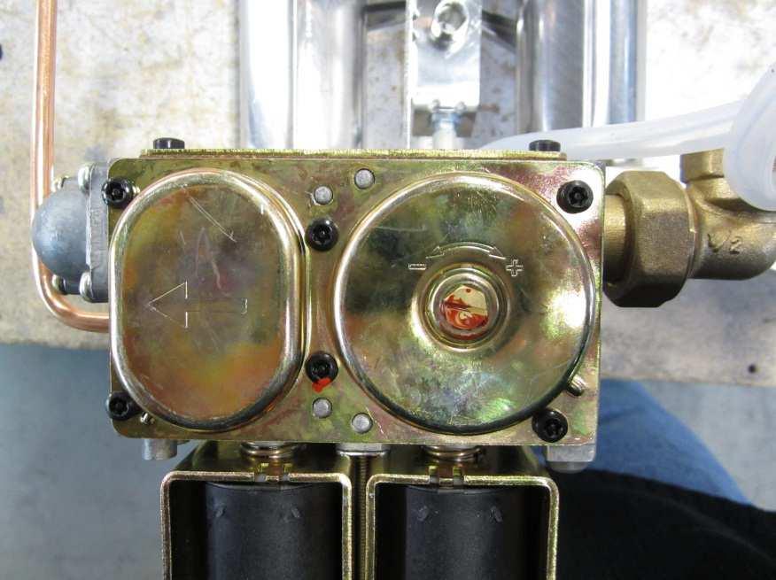 seals between the inlet and outlet of the solenoid and between the flame control box
