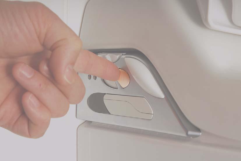 Checking the dryer functionality on the control panel The dryer can only be started after a