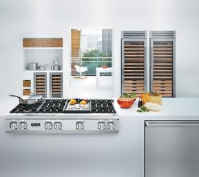 Available in Southern California Stores Only. 5 Piece Stainless Steel Kitchen Package 7 0" Pro Range - HGER0S/NG (Reg. 4,599.