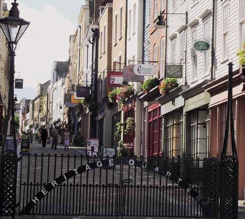 The historic high Street is a fantastic example of how