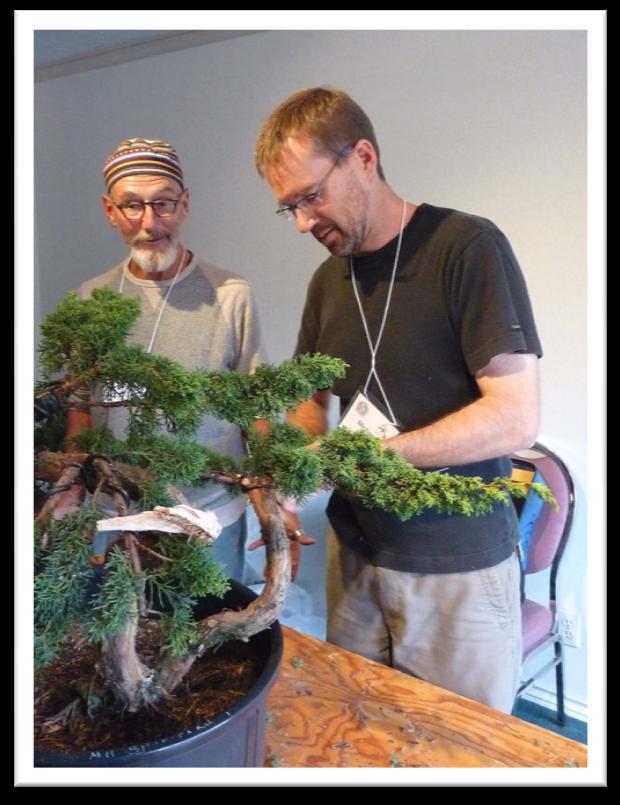 Michael is famous for his stunning exhibitions of bonsai art. See more: http://crataegus.