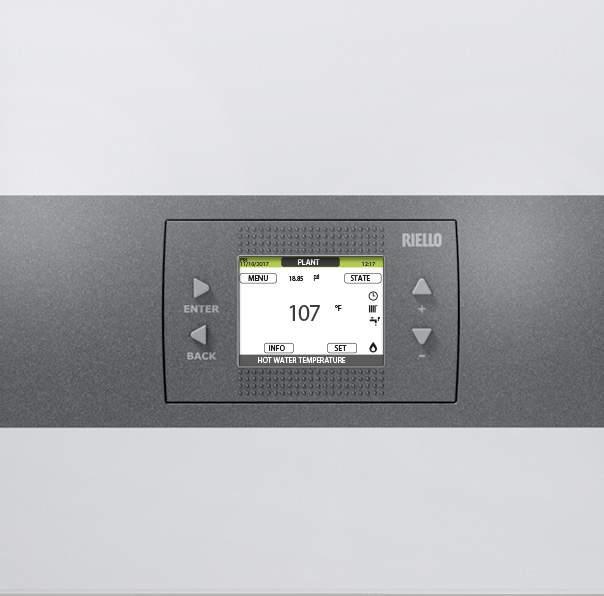 Riello boilers are also compatible with OTbus connection for a full remote control