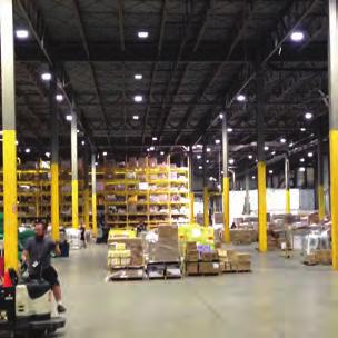 81% LIGHTING ENERGY SAVINGS 91% LIGHTING ENERGY SAVINGS 86% LIGHTING ENERGY SAVINGS Location: Rocklin, CA Facility Type: Distribution Center Operating Hours: