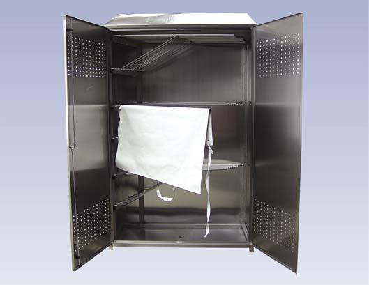 of aprons 40 pieces Order. o 2545-919 Apron drier SZT Compact apron drying frame with hangers for drying and storage of aprons.