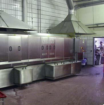 Machine is designed for effective washing of multiple products such as 200 Litre DI 9797 Trolleys, Euro crates, pallets and