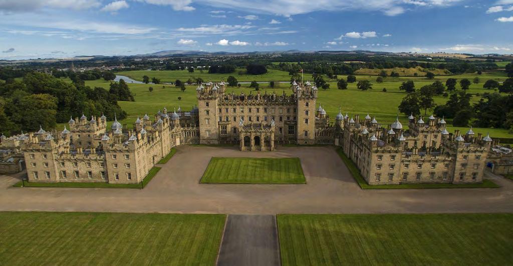 Saturday May, 25 Day 7 VISIT TO FLOORS CASTLE the home of the Duke of Roxburgh is magnificently situated above the River Tweed.