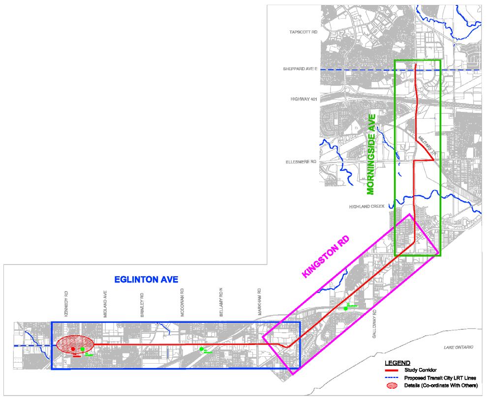IBI GROUP / ARUP CANADA Toronto Transit Commission / City of Toronto Scarborough-Malvern Light Rail Transit Transit Project Assessment Environmental Project Report EXECUTIVE SUMMARY E.1.
