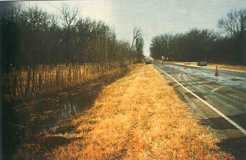 deterioration of existing roads, such as happened to this rural road