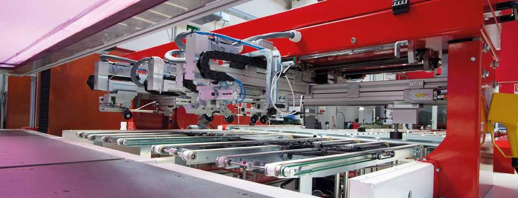 Print Focus Automatic Centring System The system allows to insert into the recipe system the position of each pin The operator can also define the pins closing sequence, allowing the centering of
