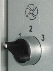 OPERATION SWITCHES - MAIN SWITCH (ON/OFF) A) - POWER WASH BEFORE USE - FAN SETTINGS/CAPASITY 100m 3 /h to 250 m 3 /h *Maximum air