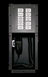 The QMP-5101NV allows for all call paging or selective paging with the QAZT-5302DS Zoned Paging and Telephone Selector Modules.