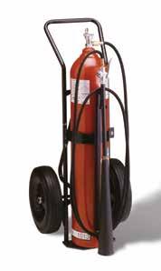 FIRE EXTINGUISHERS & CHEMICAL 1 21 When high-hazard fires demand a fast one-person response and exceptional performance, look to Badger WHEELED STORED PRESSURE DRY CHEMICAL