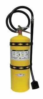 12 1 FIRE EXTINGUISHERS & CHEMICAL AX570 AX260, AX262 AX240 RP257 Designed ideally for use on combustible metal fires, Amerex CLASS D DRY POWDER FIRE EXTINGUISHERS are fitted with a soft-flow