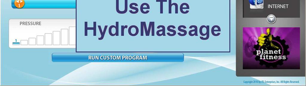 OPTION #1: HydroMassage Remote Manager Software (Preferred) The HydroMassage proprietary Remote Manager Software is the simplest and
