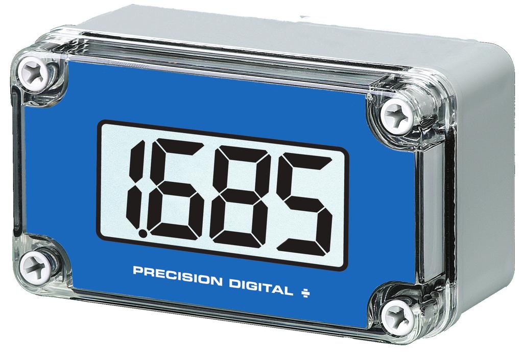 PD685 Intrinsically Safe, NEMA 4, Type 4X, IP67 Loop-Powered Meter Actual Size Digits C US Intrinsically Safe 3½ Digits LARGE DISPLAY NEMA 4, Type 4X, IP67 Loop-Powered Field-Mount Process Meter 4-20
