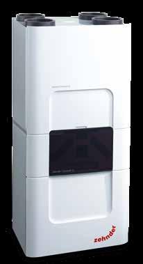 Zehnder ComfoAir Q Ventilation unit Zehnder ComfoAir Q Cooling unit Zehnder ComfoCool Q Maximum energy efficiency due to efficient heat exchanger Up to 8 db (A) quieter operation and up to 10% less