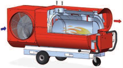 HR P R O P A N / B U T A N G A S N A T U R A L G A S D S L Mobile indirect fired multifuel Diesel /LPG/ natural gas heater 12 ndirect heaters exceeding 90% efficiency Robust, heavy duty design Gas or