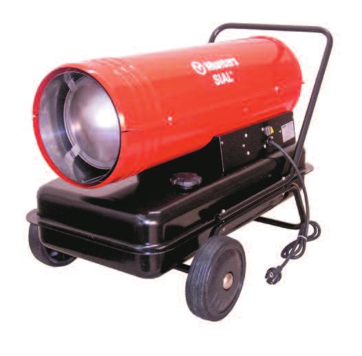 GRY D D S L Portable and mobile direct fired diesel heater 4 Compact design Functions on diesel or kerosene Wide range of heaters from 15 to 60 kw deal for drying and heating Very easy to operate