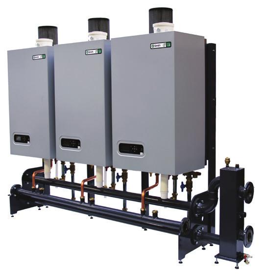 In the frame mounted option it is possible to place the boilers in line or back to back. A.O.