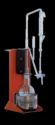 for determining the essential oil content in citrus fruits and their derivatives according to Clevenger (3,000 ml distillation flask).