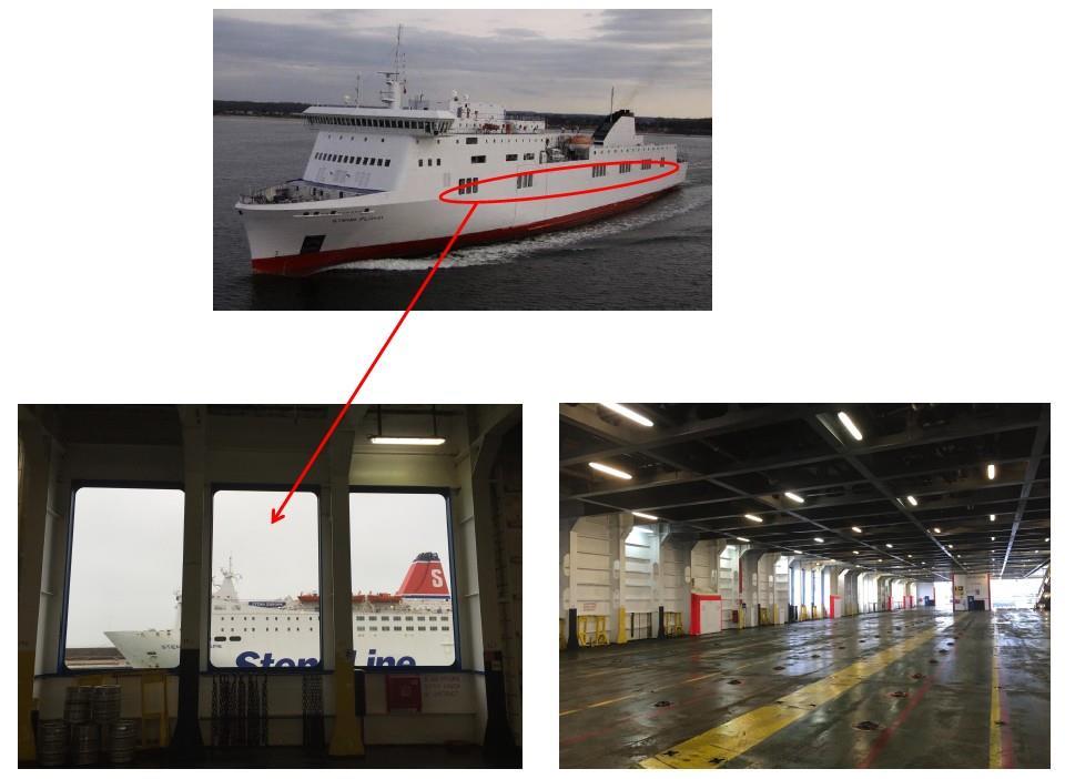 Figure 22: View of Deck 4 of the RoPax reference ship. Photos: Stena Rederi. 15.