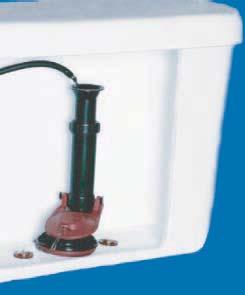 The flush valve easily adjusts from 7"-11 1 /2" and eliminates the need to cut