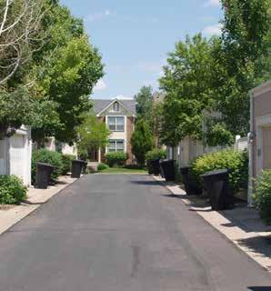 M4: Incorporate Alleys into Neighborhoods One of the most effective ways to create a more welcoming and appealing residential neighborhood is to place porches, entryways, trees, and detached