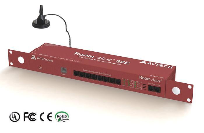 Room Alert 32W 640.00 Room Alert 32W is the most advanced Room Alert solution for environmental monitoring in Server Rooms, Computer Rooms and Data Centres.