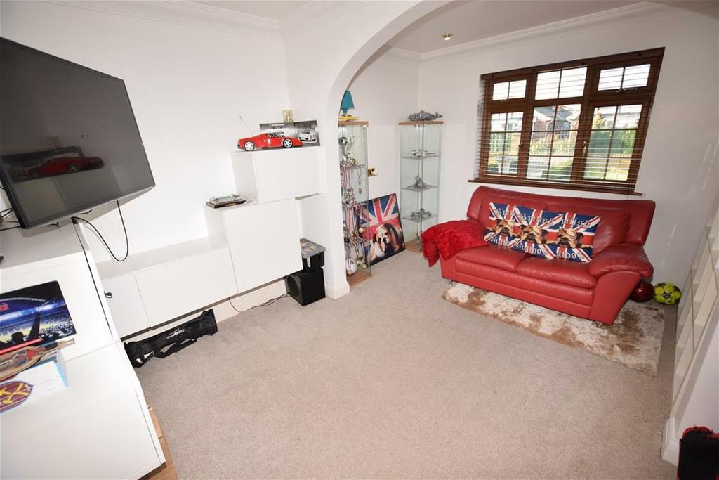 family room/entertainment room ** Separate utility ** Outstanding conservatory with fitted wood burner ** Ground floor cloakroom ** Four well proportioned bedrooms to the first floor with three being