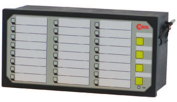 to IEC 687--/-4 or IEC 68 Optional integrated repeat-relays or DIN-rail modules for forwarding of
