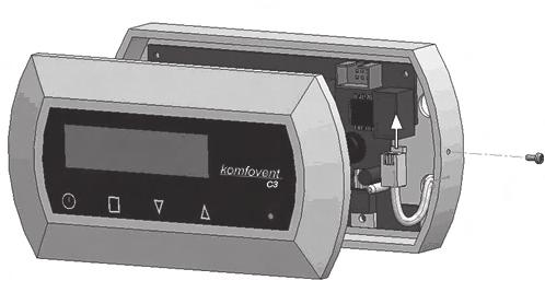 Installation manual 1.4. Temperature Sensors Installation Supply air temperature sensor B1 (1.