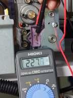 Check, with a multi-meter, if the input power is DC 22-24 V. 2. Replace the PCB if power is not supplied.