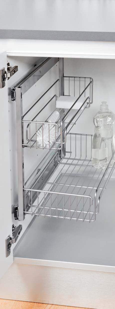 KITCHEN BASE UNITS 500 617 166/266/366 BASE UNIT PULL OUT FULL EXTENSION WITH OR WITHOUT SOFT CLOSE