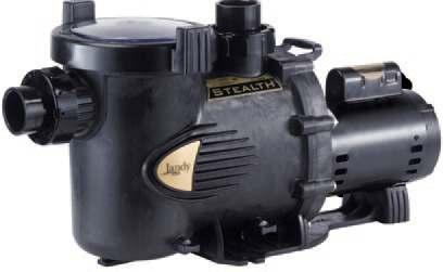 Stealth epump s ultra-high eficiency motor enables cooler, quieter operation and extended motor life.