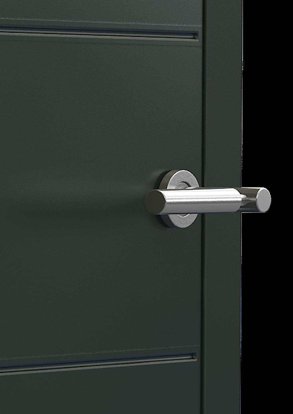 Finishing touches Our design team selected a range of door furniture that would match the quality and performance of the Designer Door, while at the same time complementing its elegant good looks.