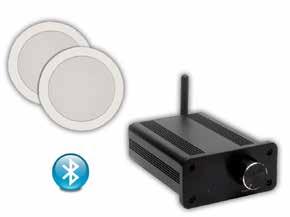 Bluetooth Speaker Kits This amplifier is easy to install and can be hidden out of sight, simply controlling the volume via your chosen device.