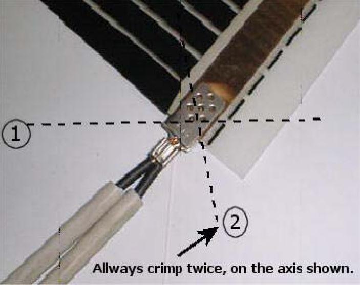 Seal ends and connection 1. After fixing cold tails, tape both sides of Safe-t-FLEX, with 20