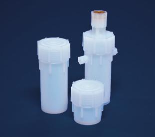 Threaded microcolumns can also be used with a closure for prevention of airborne contamination. Microcolumns in custom sizes are also available.