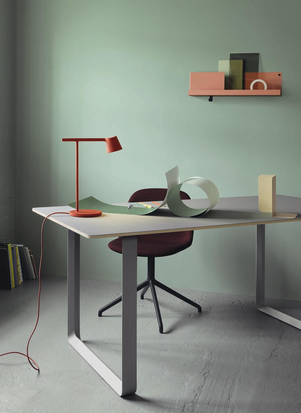 TIP LAMP by Jens Fager p. 60 70/70 TABLE by TAF Architects p.