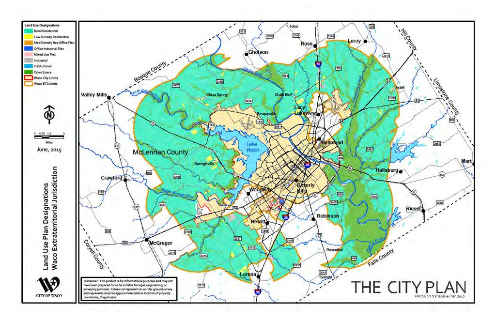Land Use Plan Designations Waco