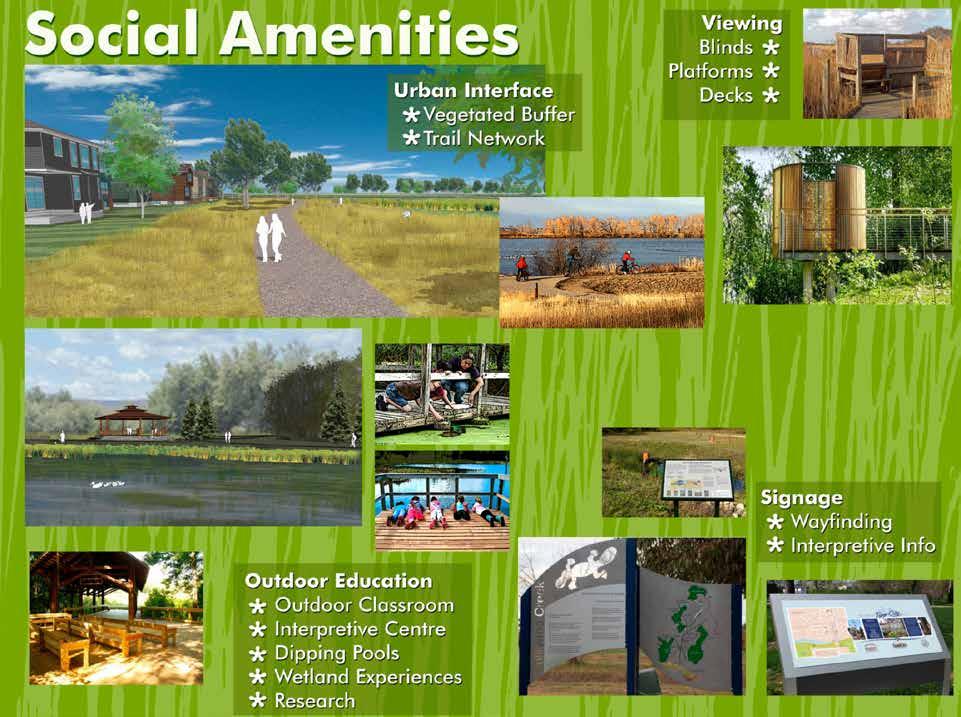 opportunities to allow residents to connect with nature Creates a legacy for environmental awareness for future generations