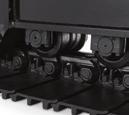TOUGH SIDE FRAMES Reinforced D-channel side frames provide maximum cab and component impact protection.