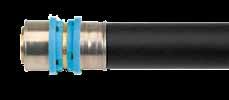 7 Insert the calibrating/deburring tool into the pipe, and then alternately turn in