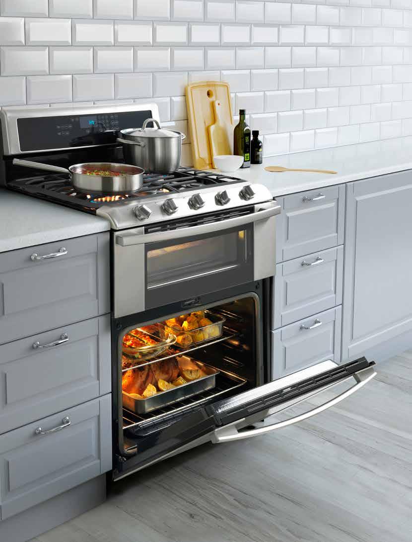 RANGES Our freestanding ranges offer a convenient way for you to get a quality cooktop and oven combined with all the functions too.