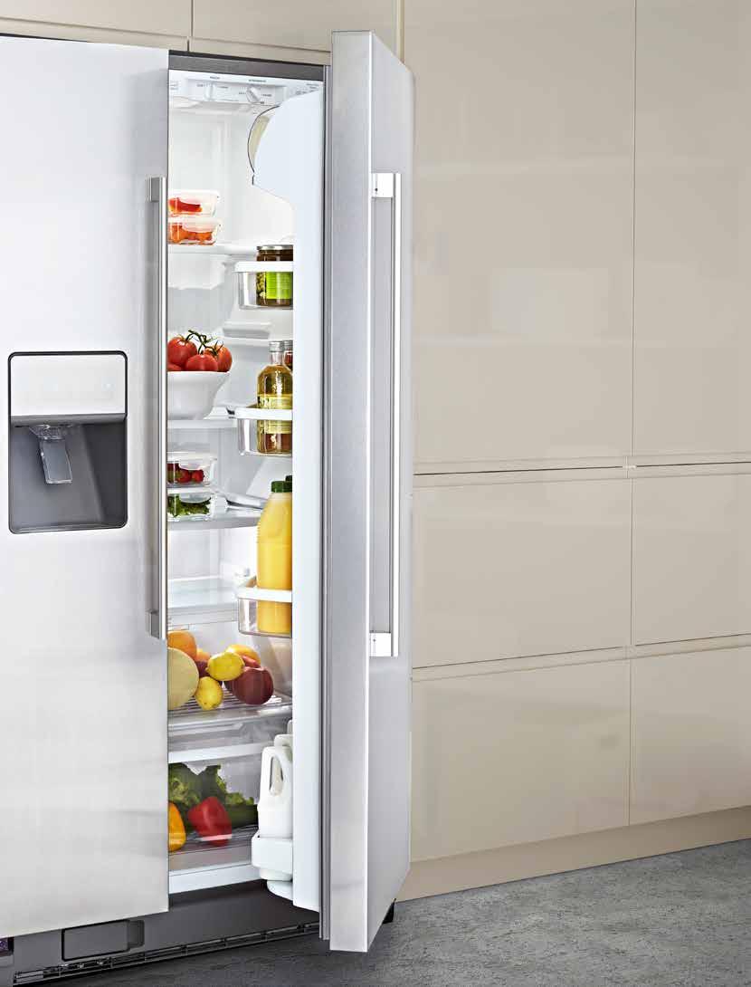 REFRIGERATORS Efficient cooling is a cornerstone of a sustainable kitchen. The better your fridge and freezer work, the less food you will waste.