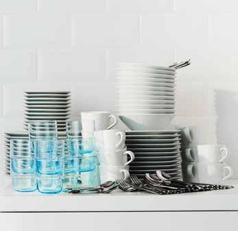 SMART SORTING Our flatware baskets let you stand utensils up,