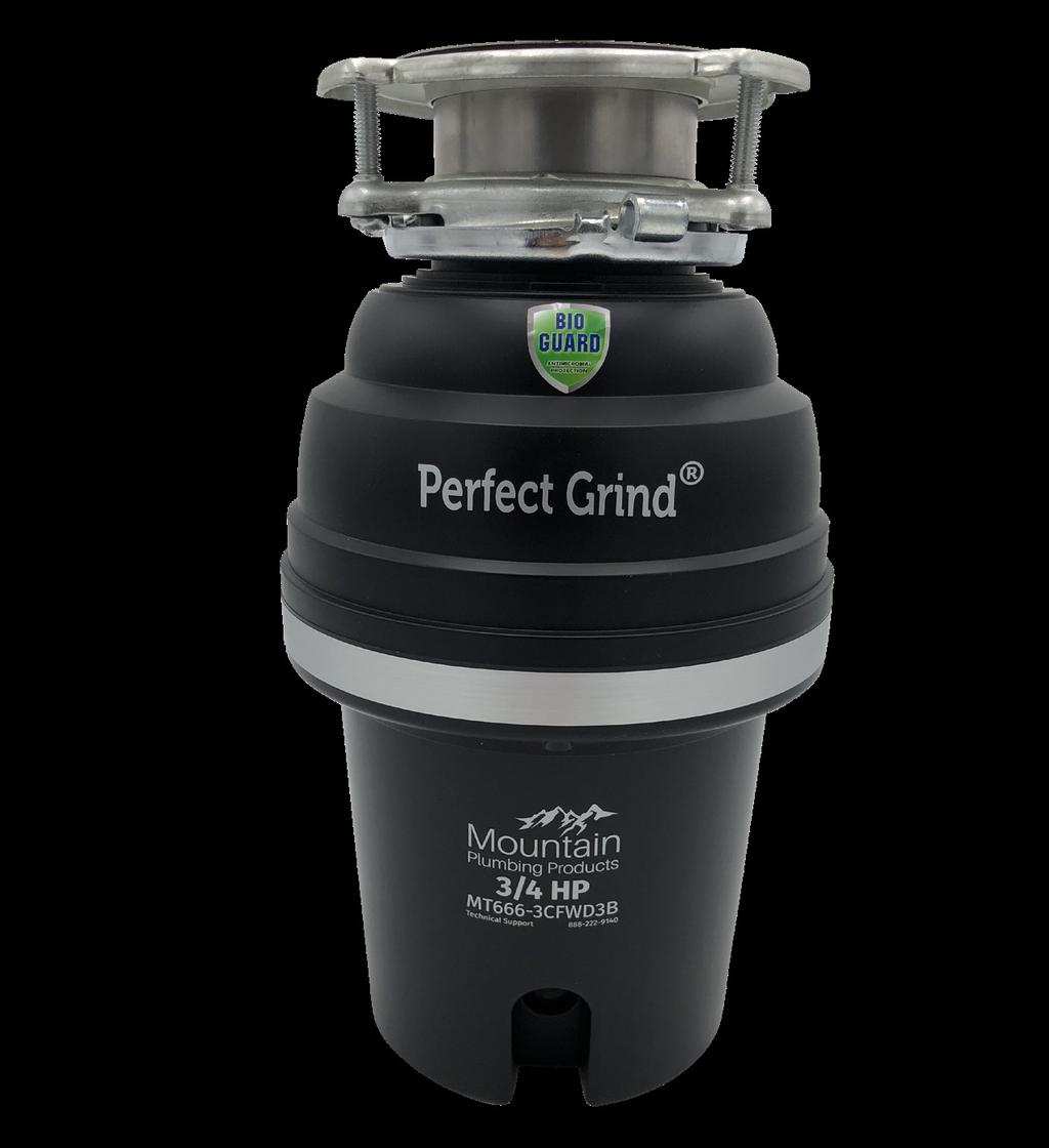 6 Wide Perfect Grind Waste Disposer - Continuous Feed 3-Bolt Mount 1-1/4 HP MT888-3CFWD3B $ 470 Fetaures: Continuous Feed 1-1/4 HP 2500 RPM 120v 7 Amps