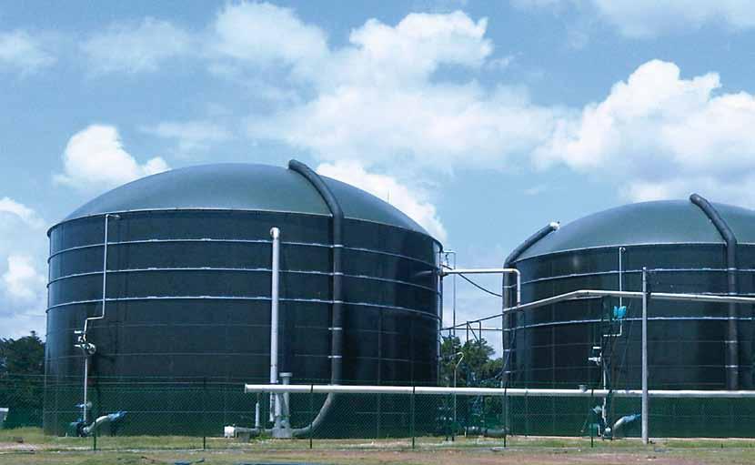 Anaerobic Digester Mixing System GasMix tm GasMix TM systems are ideally