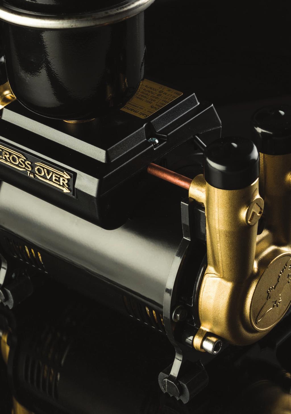 12 SHOWERBOOST 13 CT FORCE Built with robust brass ends and brass impellers this range of pumps has been engineered to be some of the quietest brass pumps on the market.